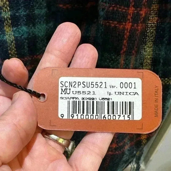 Missoni Shawl Scarf Plaid New with Tags - Picture 7 of 7